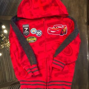 Cars zip front sweat jacket